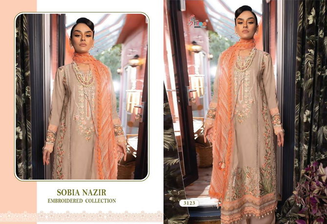 Sobia Nazir By Shree Cotton Pakistani Suits Catalog
